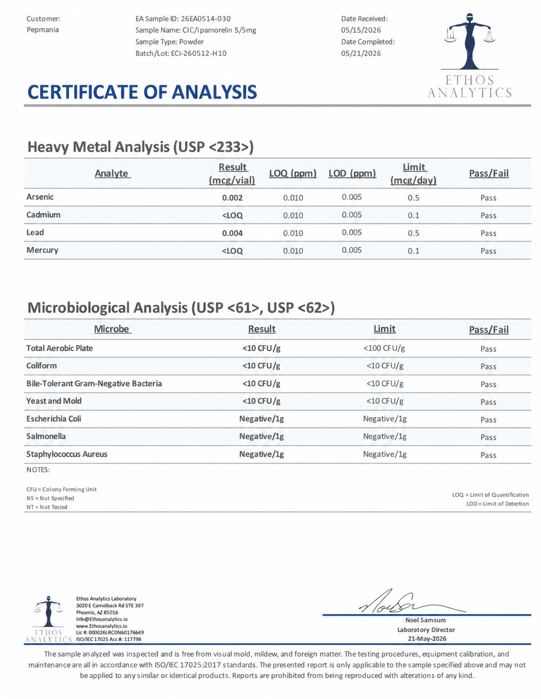 CJC-1295(noDac) / Ipamorelin 10mg - Image 3