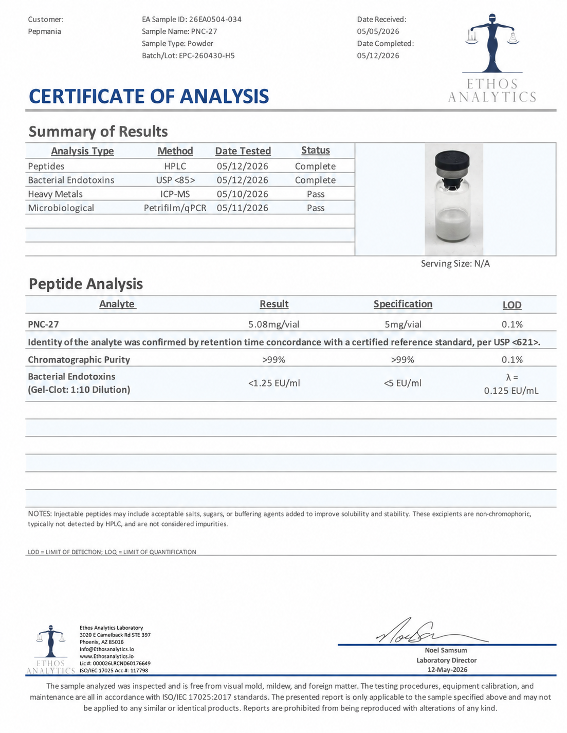 PNC-27 5mg - Image 2