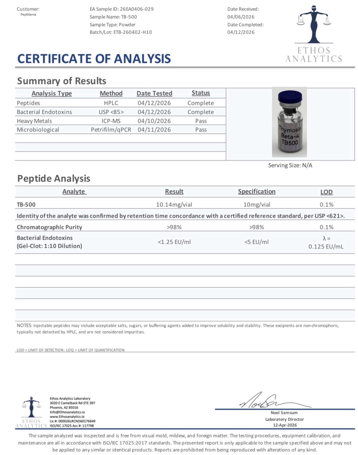 TB-500 10mg - Image 2