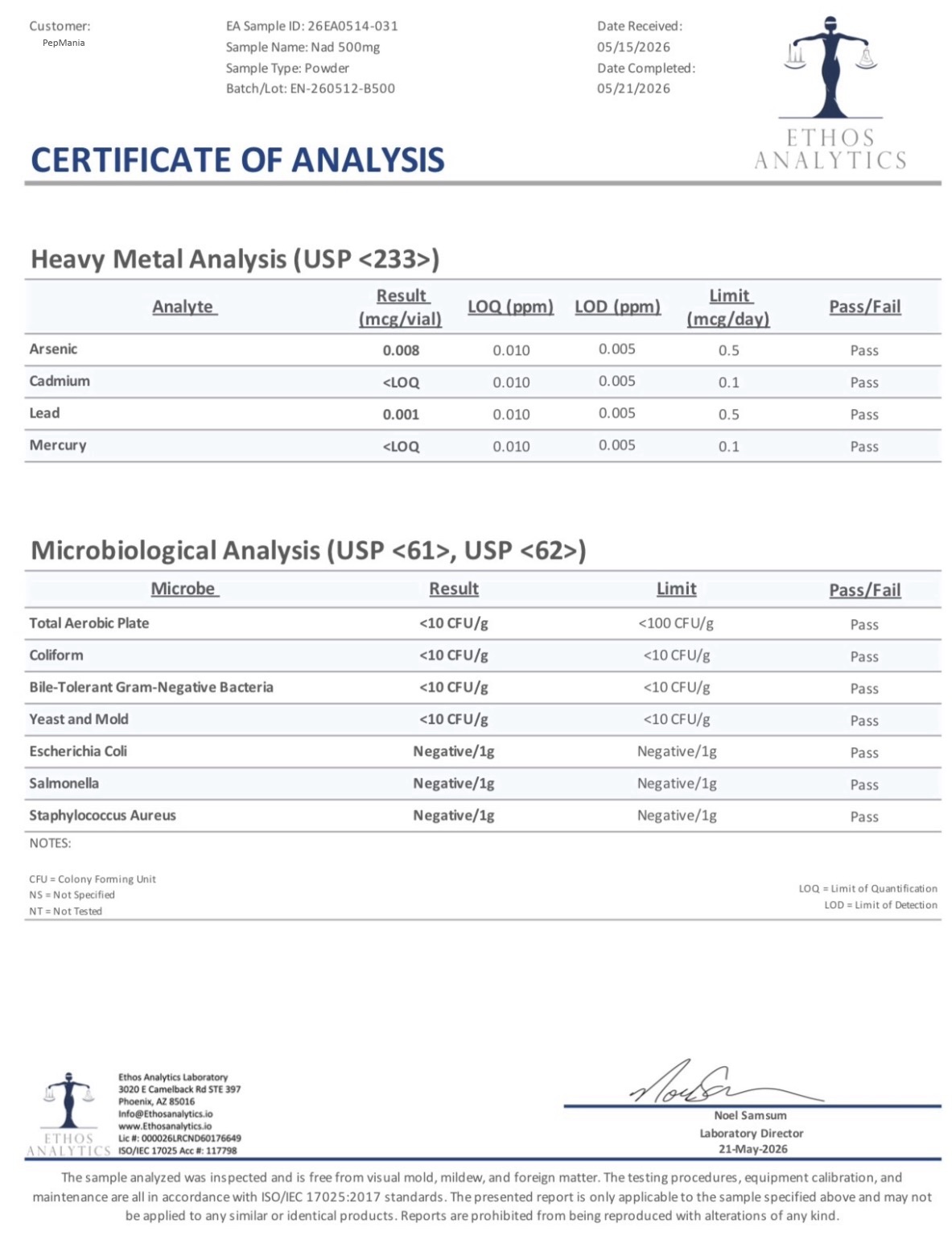 NAD + 500mg - Image 3